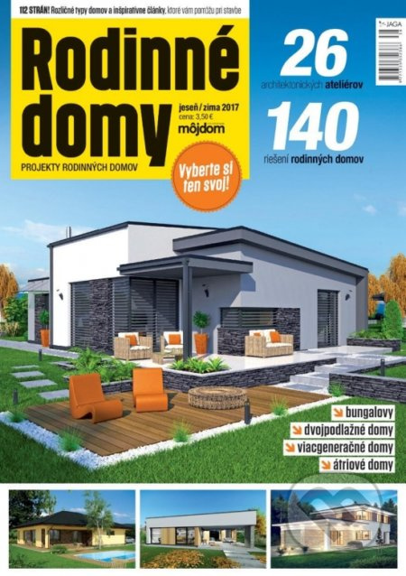 Rodinné domy jesen/zima 2017 (140 riešení rodinných domov)