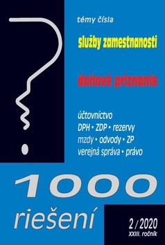 1000 riešení 2/2020 - Služby zamestnanosti, Daňové priznania