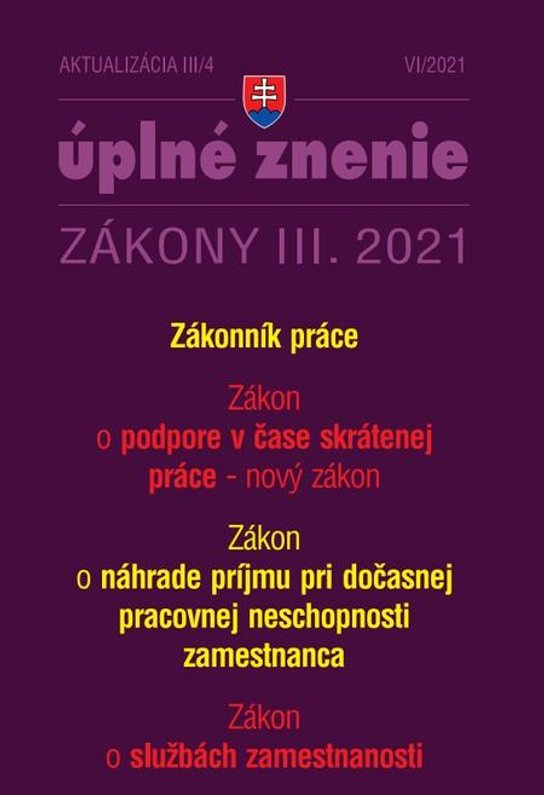 Aktualizácia III/4 2021 - Kurzarbeit a Zákonník práce