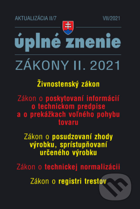 Aktualizácia 2021 II/7 - Živnostenské podnikanie, Register trestov