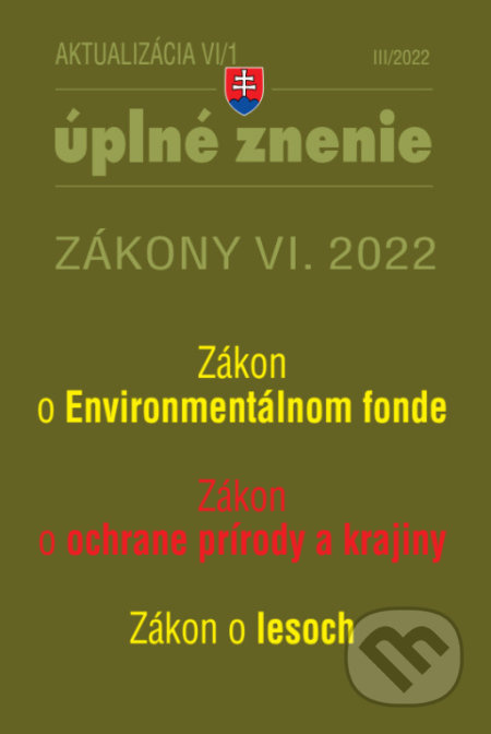 Aktualizácia VI/1/2022 - Životné prostredie (Odpadové a vodné hospodárstvo)