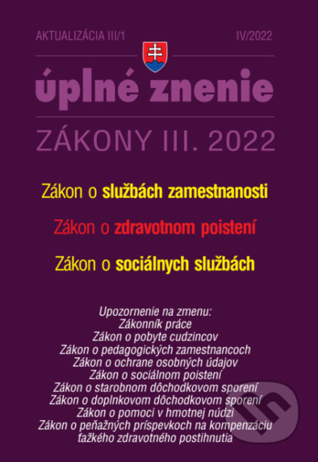 Aktualizácia III/1/2022 - Služby zamestnanosti, Zdravotné poistenie