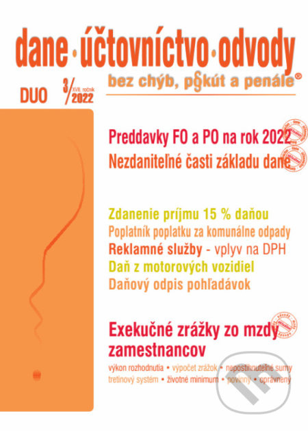 Dane, účtovníctvo, odvody 3 / 2022 - Preddavky FO a PO pre rok 2022, Testovanie zamestnancov
