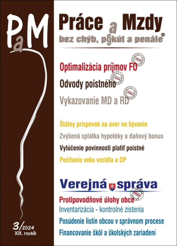 Práce a Mzdy bez chýb, pokút a penále  č. 3 / 2024 - Delenie príjmov fyzických osôb
