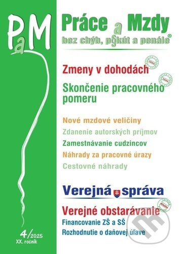 Práce, odvody a mzdy bez chyb, pokut a penále 4/2025 - kniha z kategorie Personalistika