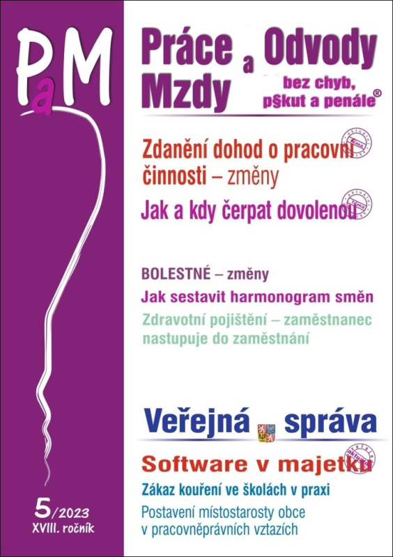Práce, odvody a mzdy bez chyb, pokut a penále č. 5 - Změny ve zdanění dohod o pracovní činnosti v roce 2023