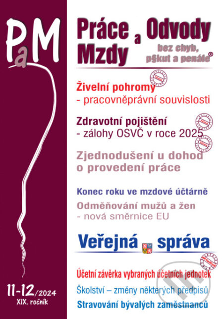 PaM 11-12/2024 Živelní pohromy – pracovněprávní souvislosti