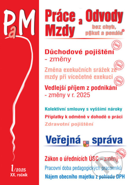 PaM 1/2025 Změny v důchodovém pojištění