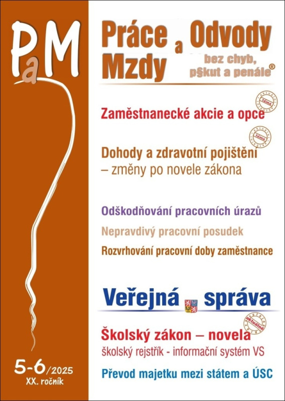 PaM č. 5-6/2025 - Dohody a zdravotní pojištění