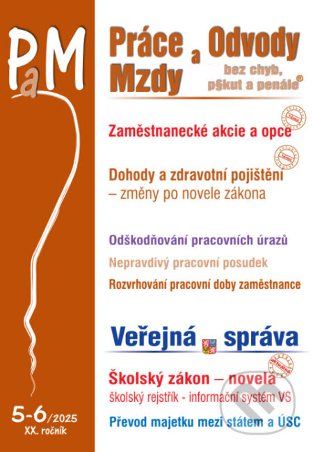 PaM č. 5-6/2025 - Dohody a zdravotní pojištění