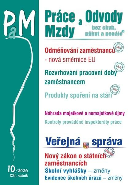 Práce a mzdy 10/2026