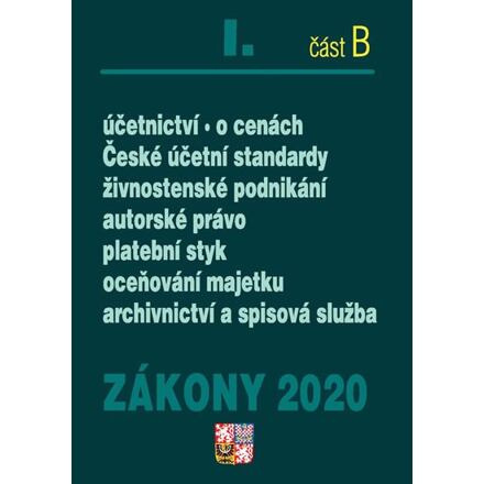 Zákony I část B 2020 – Účetní zákony – Úplná znění po novelách k 1. 1. 2020