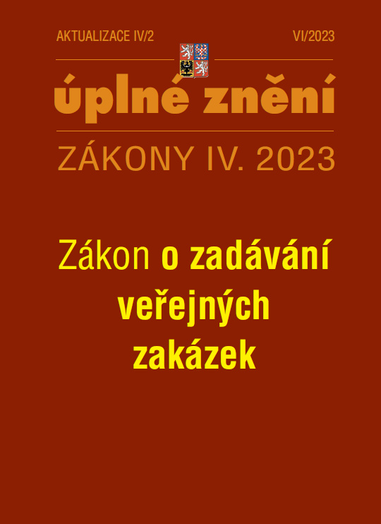 Aktualizace IV/2 - o zadávání veřejných zakázek