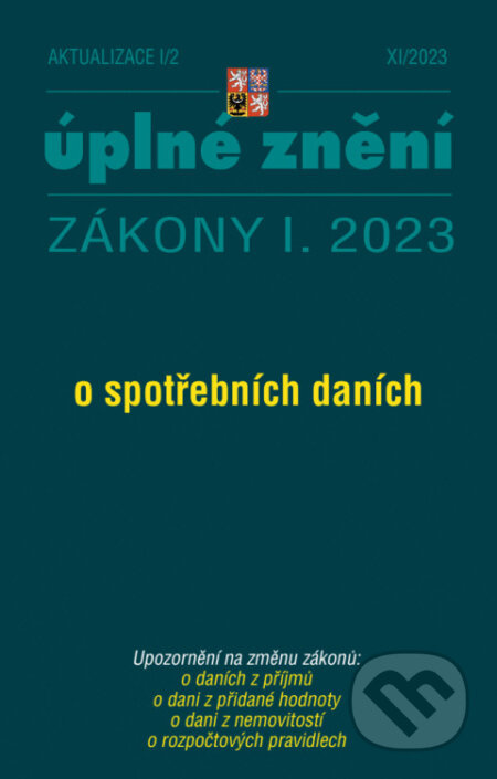 Aktualizace I/2 - o spotřebních daních