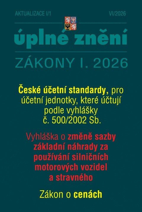 Aktualizace české účetní standardy, Zákon o cenách