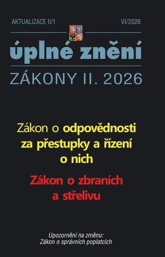 Aktualizace II/1 / 2026 - Zákon o odpovědnosti za přestupky a řízení o nich
