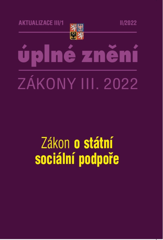 Aktualizace III/1 - o státní sociální podpoře