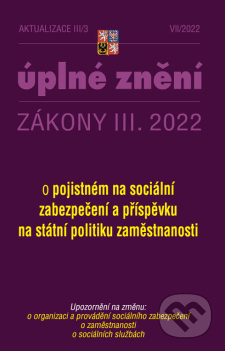 Aktualizace III/3 / 2022 - Zákon o pojistném na sociální zabezpečení