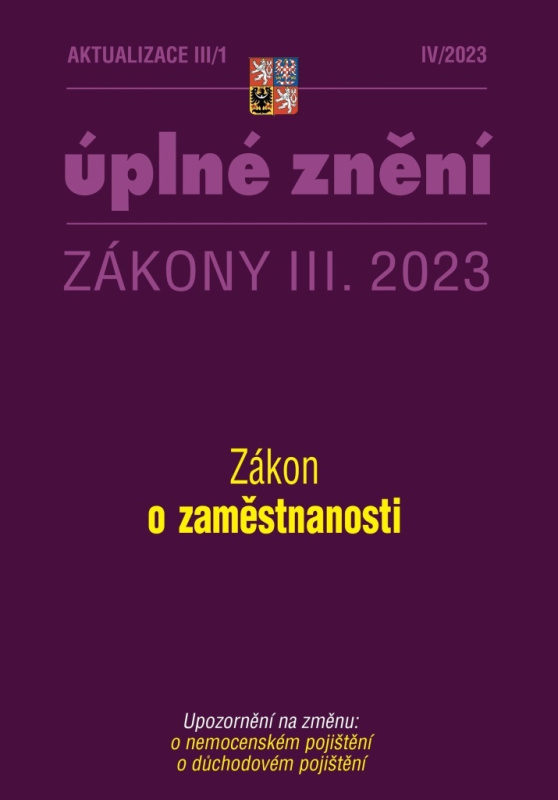Aktualizace III/1 - o zaměstnanosti