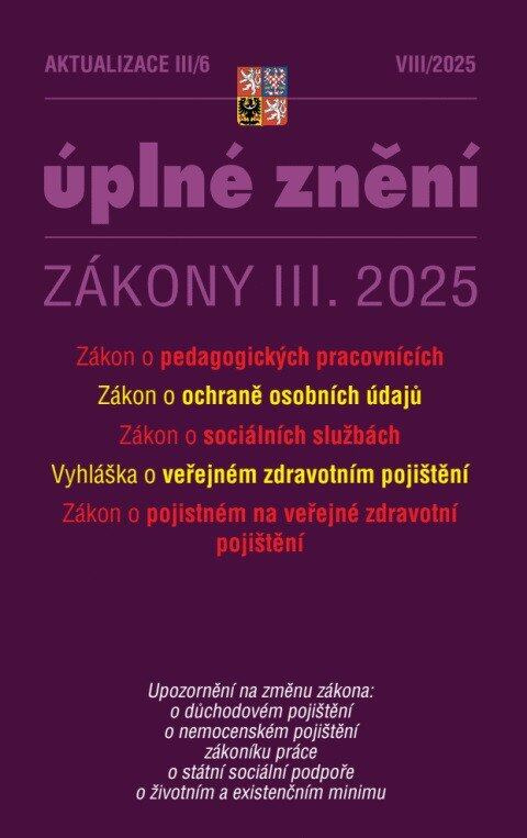 Aktualizace III/6 2025 Zákon o pedagogických pracovnících