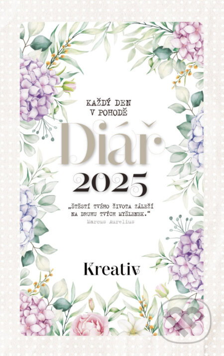 Kreativ Diář 2025 - Hortenzie
