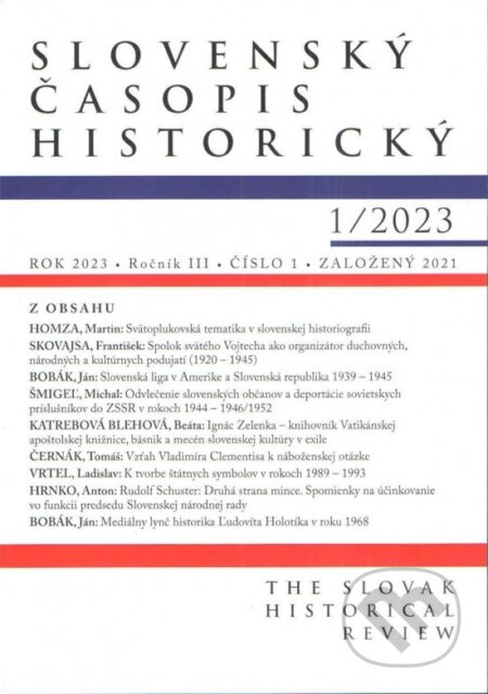 Slovenský časopis historický  1/2023