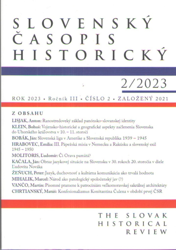 Slovenský časopis historický 2/2023