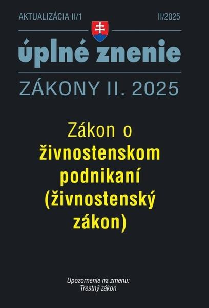 Aktualizácia II/1 - Živnostenské podnikanie (Zmeny súvisiace so stavebným právom) - kniha z kategorie Podnikání