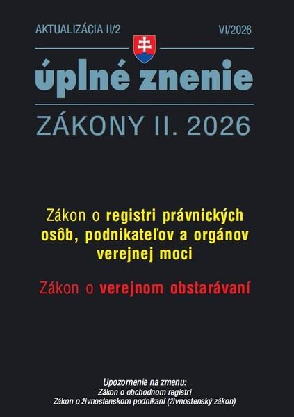 Aktualizácia II/2 / 2026 - Obchodné a občianske právo - kniha z kategorie Občianske právo