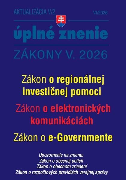 Aktualizácia V/2 / 2026 - Štátna služba, informačné technológie - kniha z kategorie Verejná správa