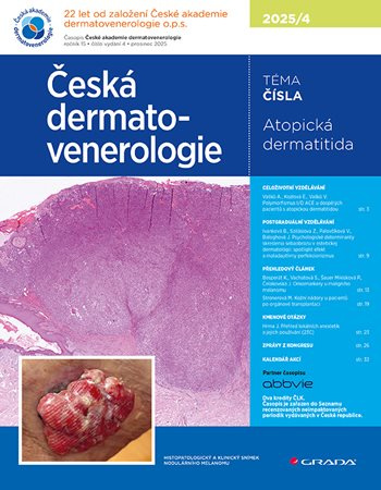 Kniha: Česká dermatovenerologie 2025/4 od