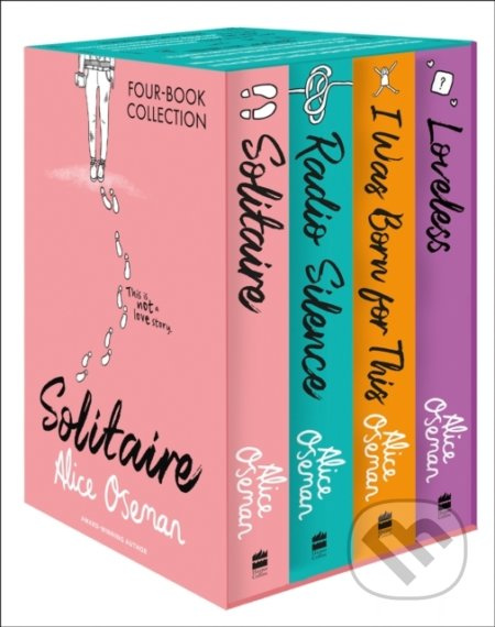 Alice Oseman Four-Book Collection Box Set (Solitaire, Radio Silence, I Was Born For This, Loveless) HarperCollins Publishers UK