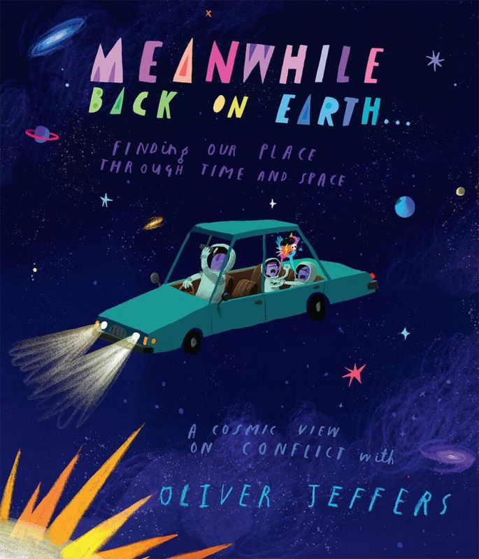 Meanwhile Back on Earth - Oliver Jeffers - kniha z kategorie Naučné knihy