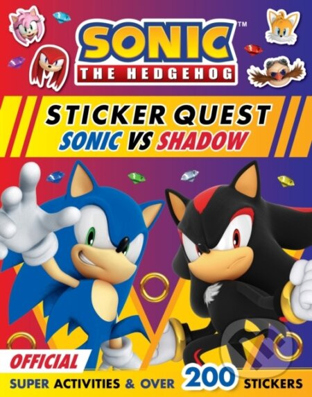Sonic the Hedgehog Sticker Quest: Sonic vs Shadow - Sonic The Hedgehog - kniha z kategorie Samolepky