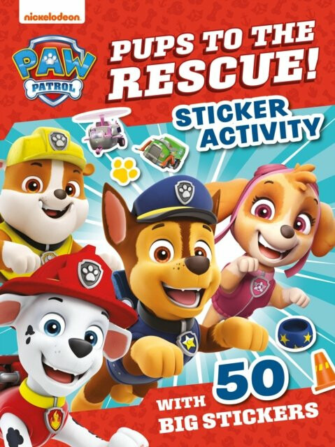 PAW Patrol Pups to the Rescue! Sticker Activity - Patrol Paw