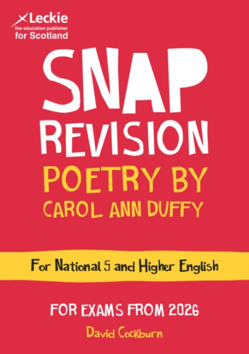 HarperCollins Publishers National 5/Higher English Revision: Poetry by Carol Ann Duffy - Cockburn, David