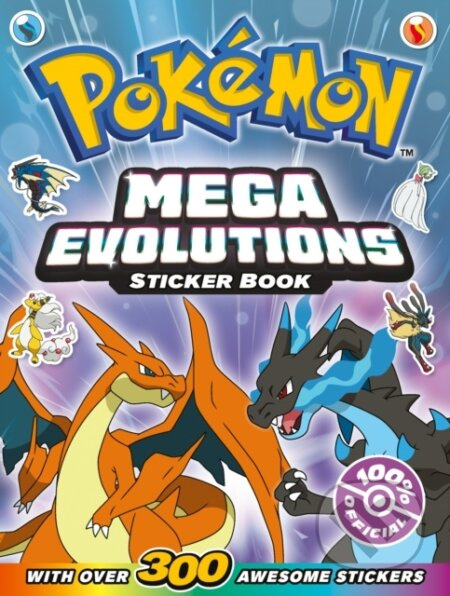 Pokemon Mega Evolutions Sticker Book - Pokemon - kniha z kategorie Pro děti