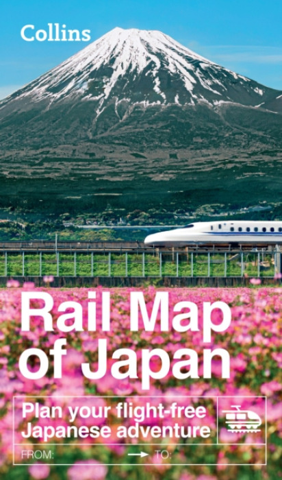 Collins Rail Map of Japan HarperCollins Publishers