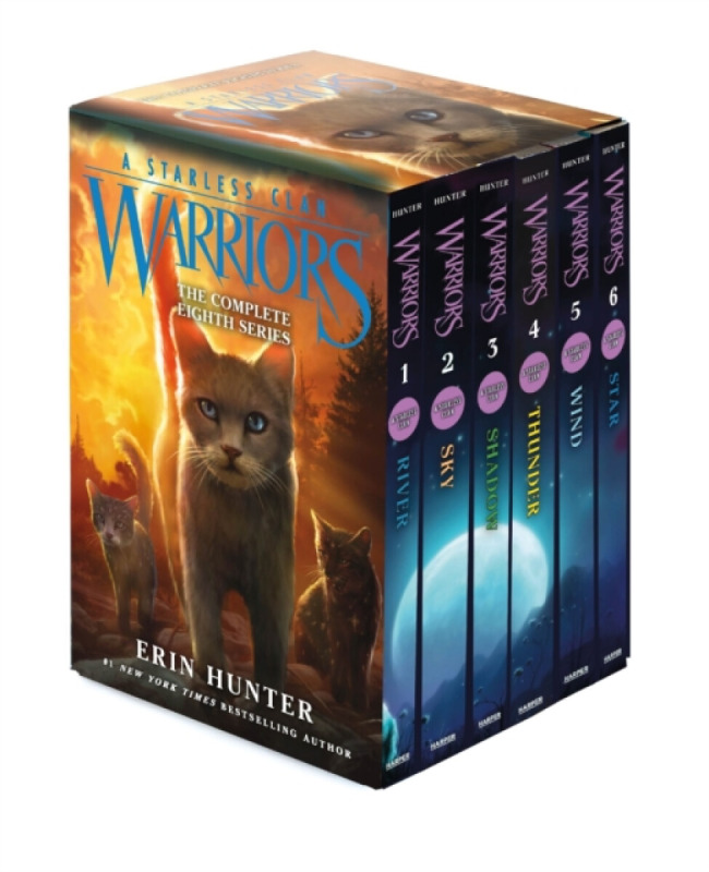 HarperCollins Publishers Inc Warriors: A Starless Clan Box Set: Volumes 1 to 6 - Hunter, Erin