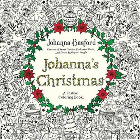 Johanna's Christmas (A Festive Coloring Book) - Johanna Basford - kniha z kategorie Omalovánky