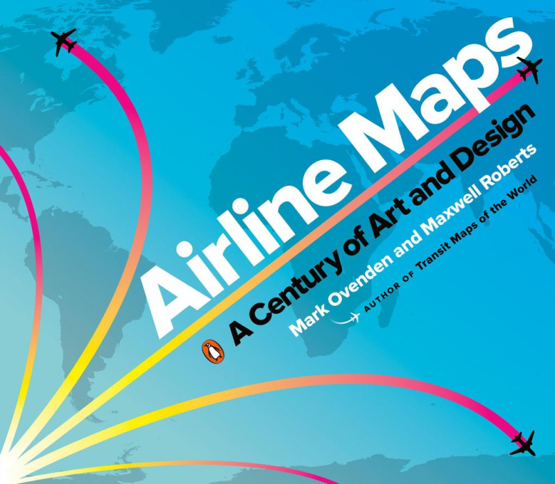 Airline Maps - Mark Ovenden, Maxwell Roberts - kniha z kategorie Mapy