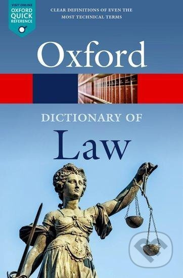 Oxford Dictionary of Law, 10th Edition - Jonathan Law - kniha z kategorie Jazykové učebnice a slovníky