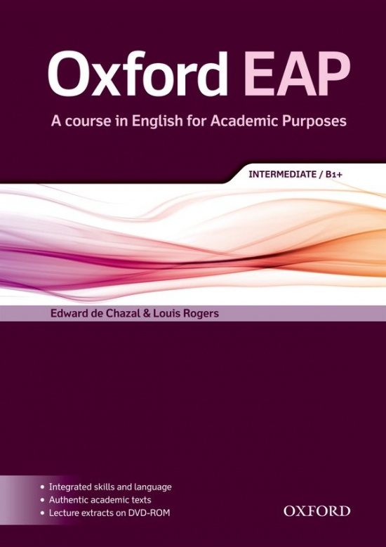 Oxford EAP (English for Academic Purposes) B1+ Student´s Book with DVD-ROM Oxford University Press