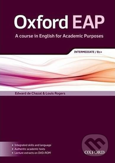 Oxford EAP (English for Academic Purposes) B1+ Student´s Book with DVD-ROM Oxford University Press