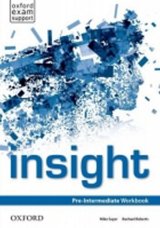 Insight Pre-Intermediate Workbook Oxford University Press
