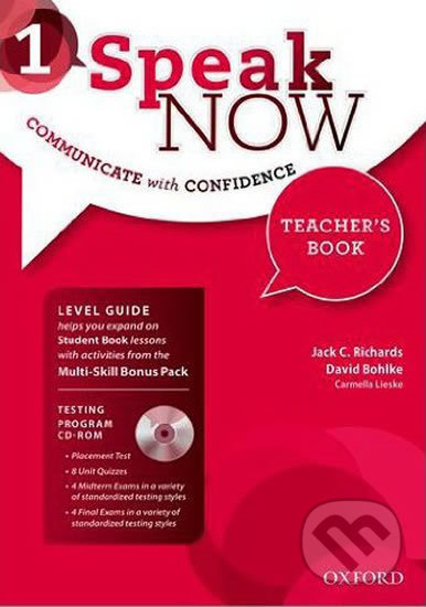 Speak Now 1: Teacher´s Book with Testing Program CD-ROM - kniha z kategorie Jazykové učebnice a slovníky