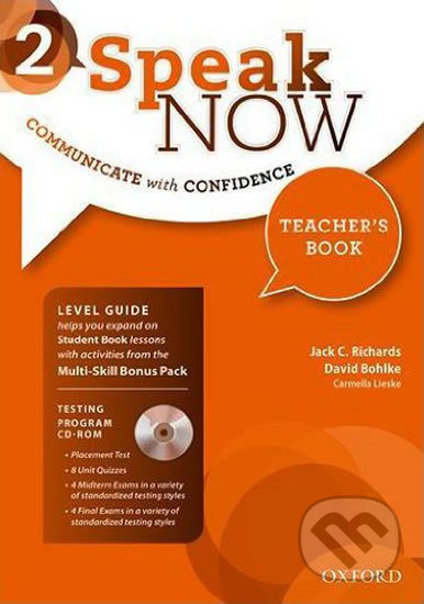 Speak Now 2: Teacher´s Book with Testing Program CD-ROM - kniha z kategorie Jazykové učebnice a slovníky