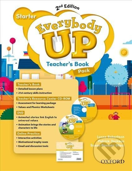 Everybody Up Starter: Teacher´s Book Pack with DVD, Online Practice and Teacher´s Resource Center CD-ROM, 2nd - kniha z kategorie Jazykové učebnice a…