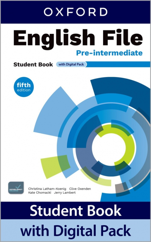 English File Fifth Edition Pre-Intermediate Student´s Book with Digital pack Oxford University Press