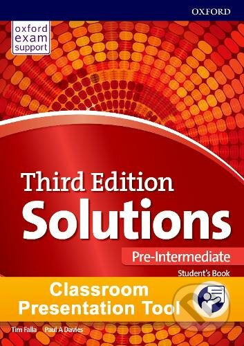 Maturita Solutions 3rd Edition Pre-intermediate Classroom Presentation Tool Pk (Access Code Card) Oxford University Press